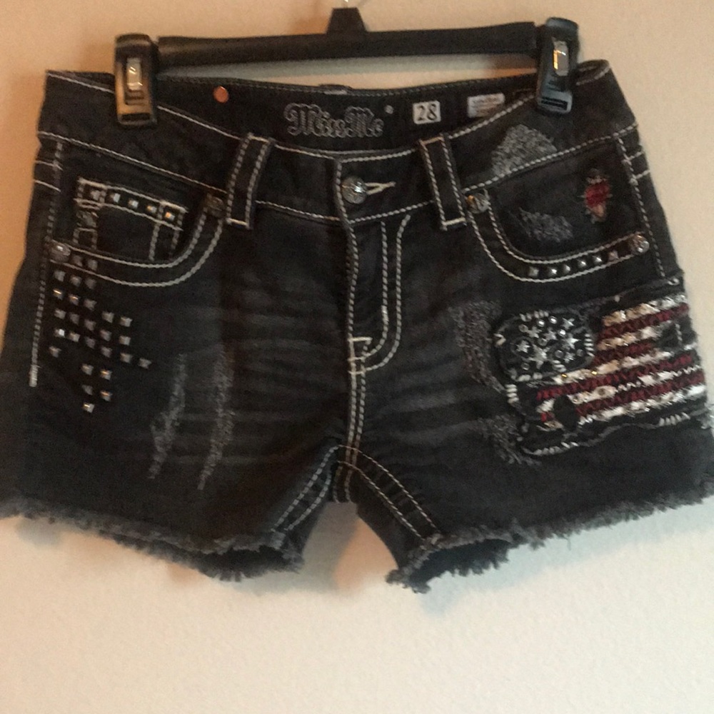 Miss Me Flag Shorts
